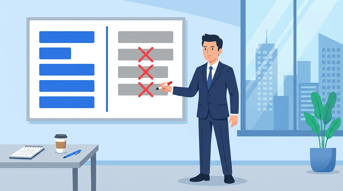 時間泥棒を特定するイメージ