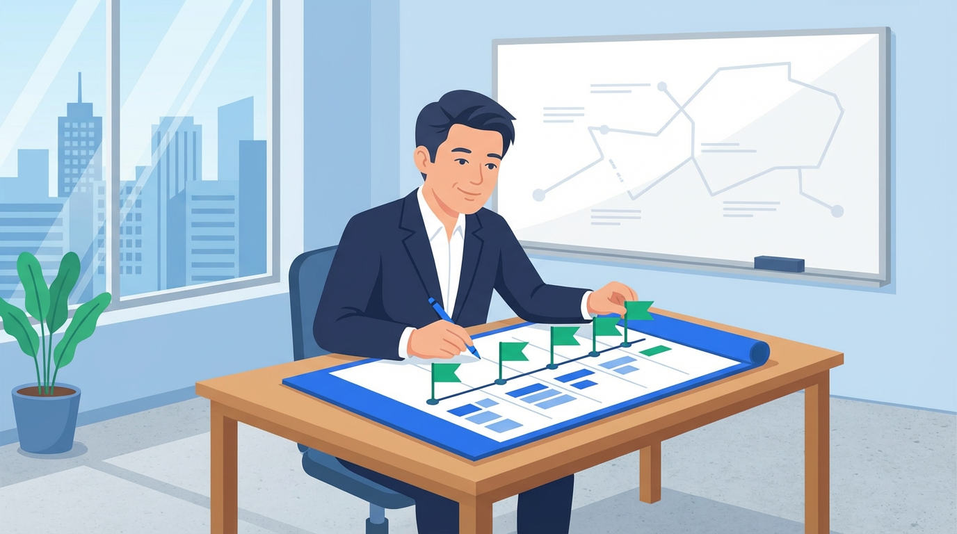 行動計画とマイルストーンの設計