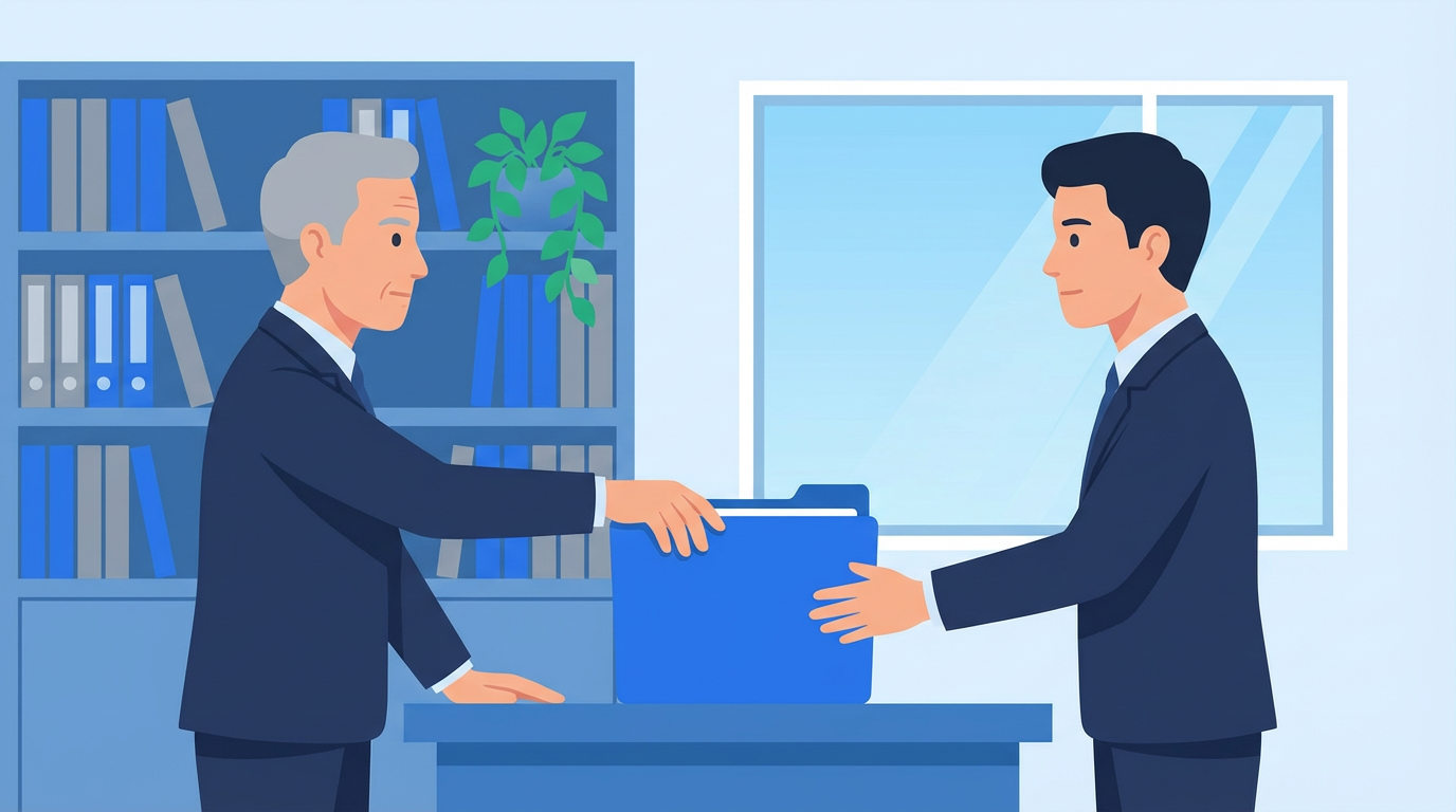 事業承継リスクのイメージ