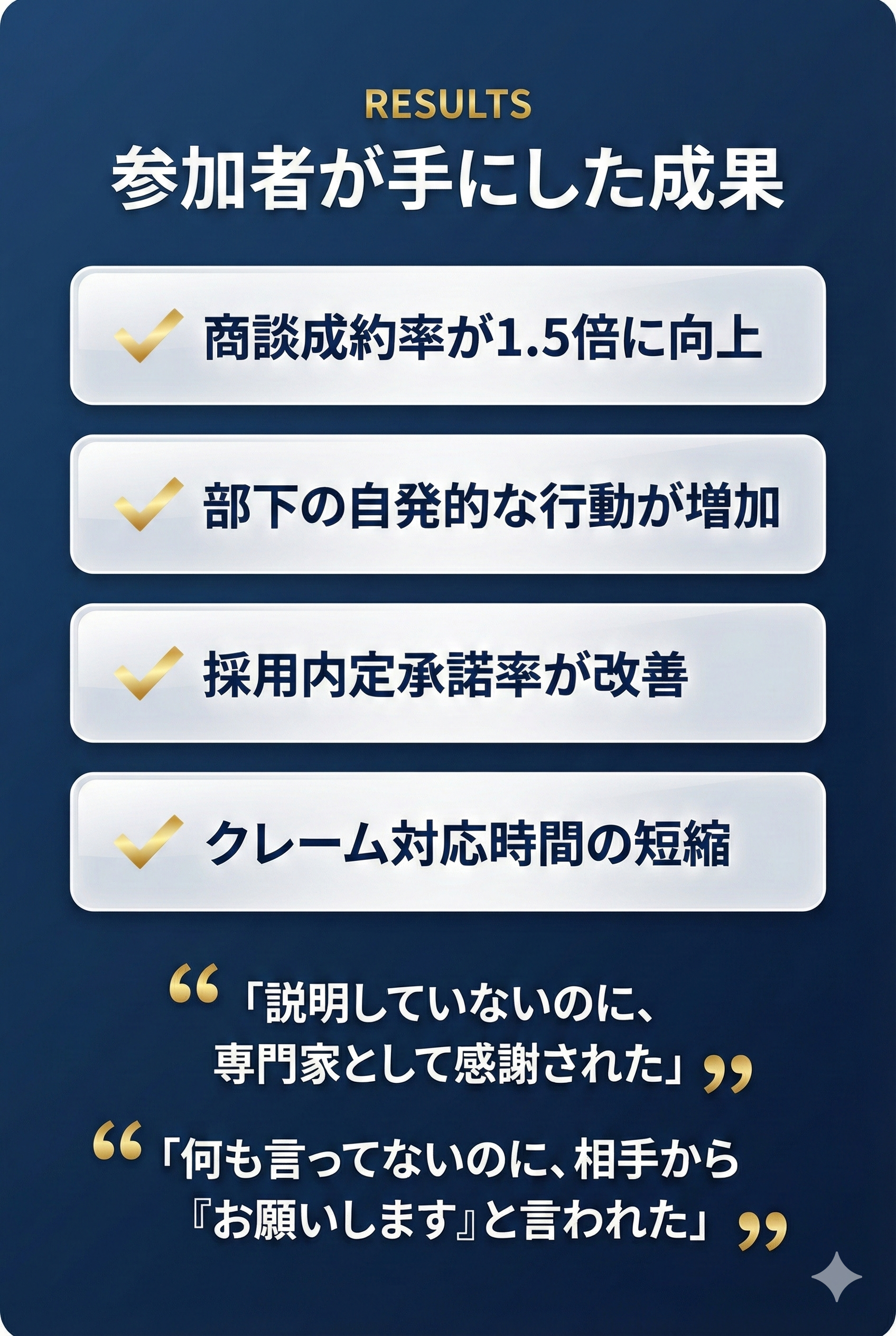 参加者が手にした成果